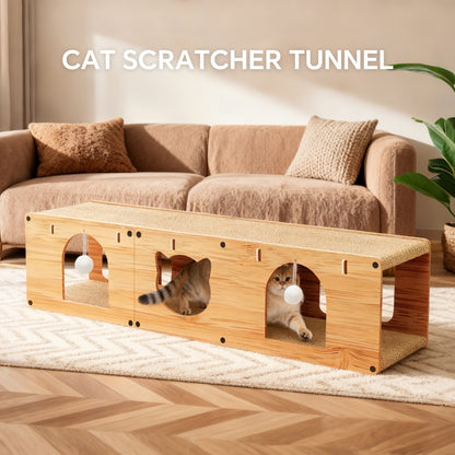 Collapsible Cat Tunnel – Crinkle Play Tube for Indoor Cats
