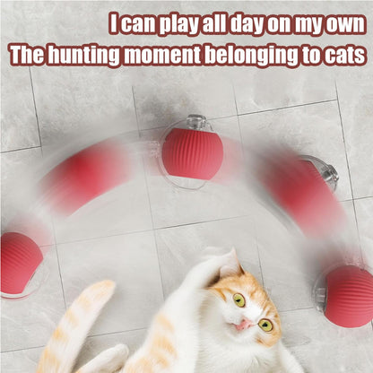 Interactive Electric Cat Ball Toy – Self-Rolling Motion Toy for Cats & Dogs
