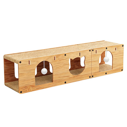 Collapsible Cat Tunnel – Crinkle Play Tube for Indoor Cats