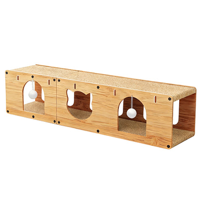 Collapsible Cat Tunnel – Crinkle Play Tube for Indoor Cats