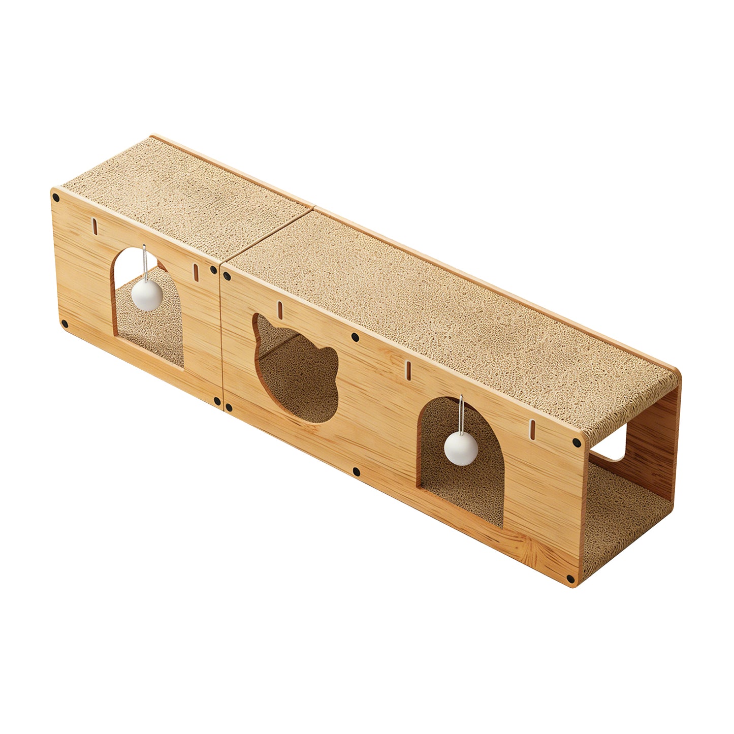 Collapsible Cat Tunnel – Crinkle Play Tube for Indoor Cats