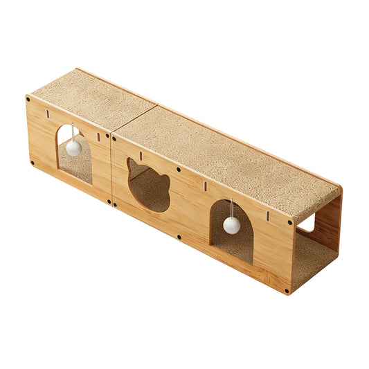 Collapsible Cat Tunnel – Crinkle Play Tube for Indoor Cats