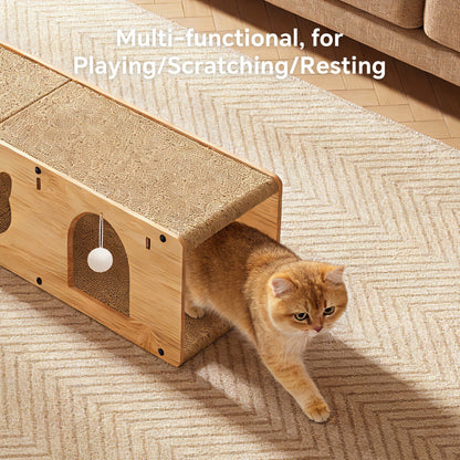 Collapsible Cat Tunnel – Crinkle Play Tube for Indoor Cats